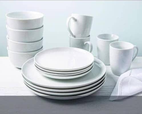 Dinner  set sahani 6 bakuli 6 na vikombe 6