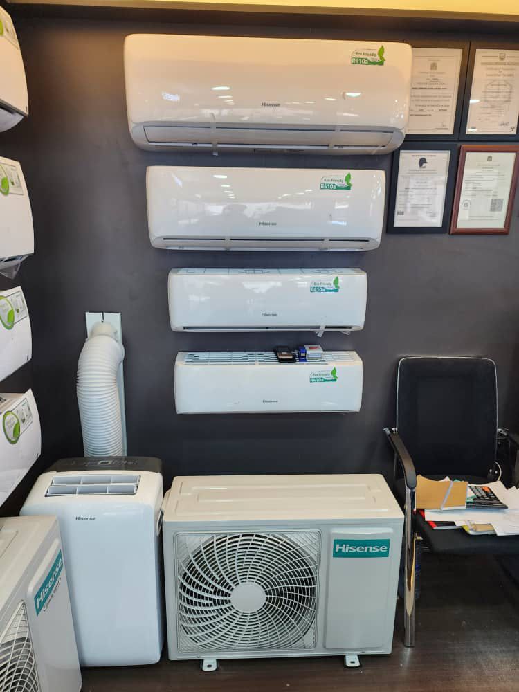 HISENSE SPLIT UNIT AC 9cr4 9000btu   non  inverter
