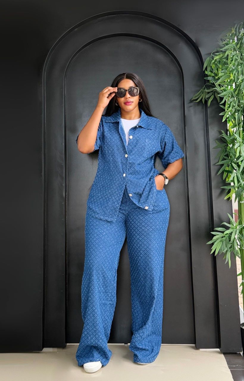  denim co-ord set,