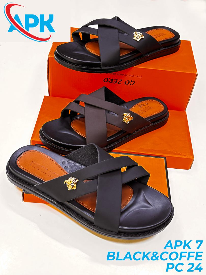 APK 7 Black&Coffe sandals.