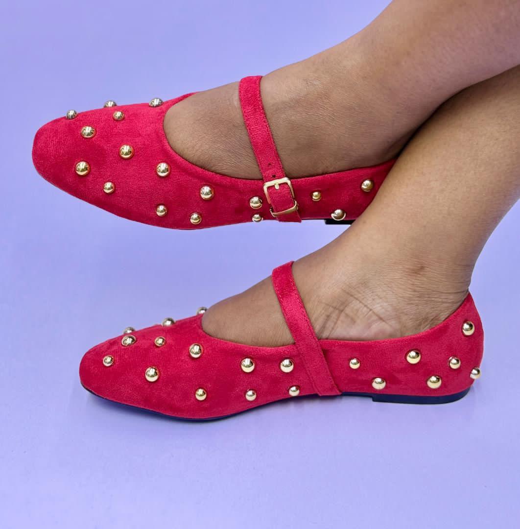  studded slingback flats.
