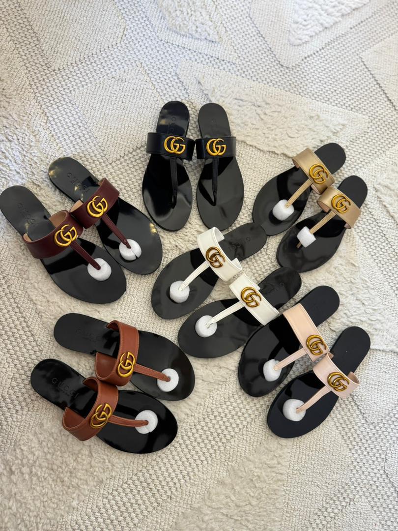 Gucci GG Marmont Thong Sandal. 
