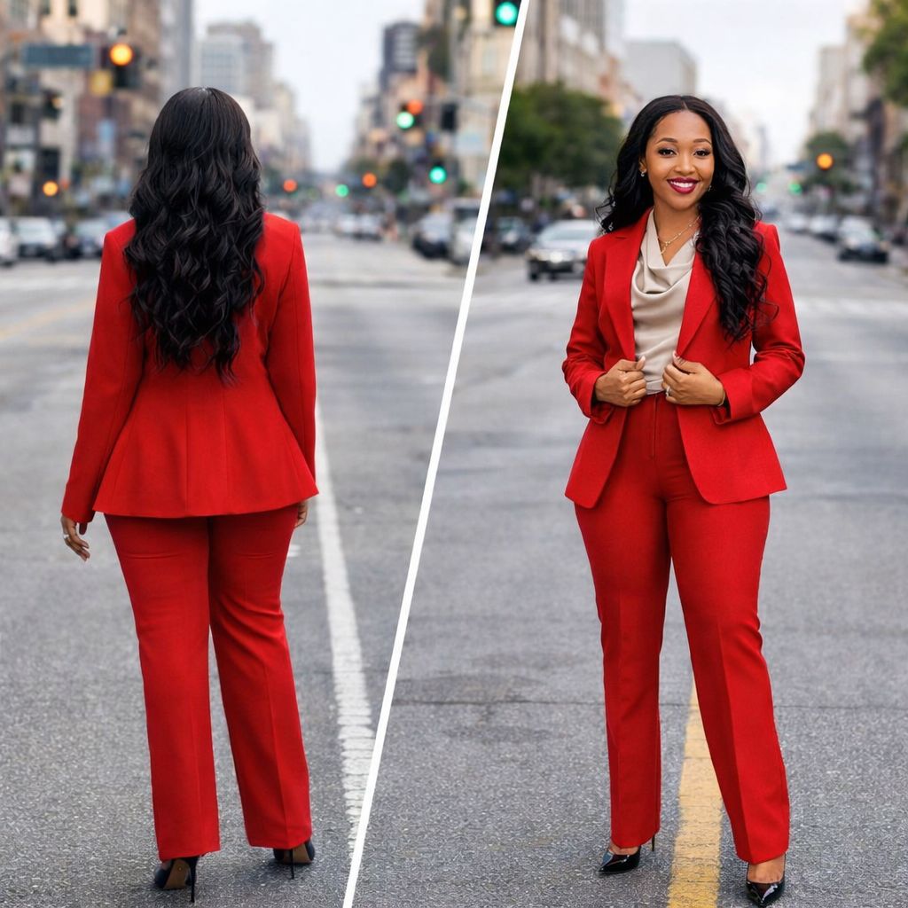  Women's two-piece business or professional suit