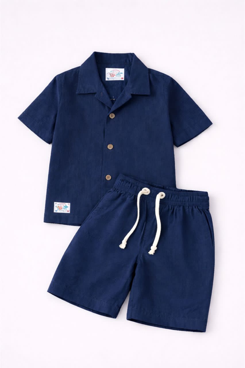  Volunboy Baby Boy Summer Outfit Cotton Linen Shorts Set, 